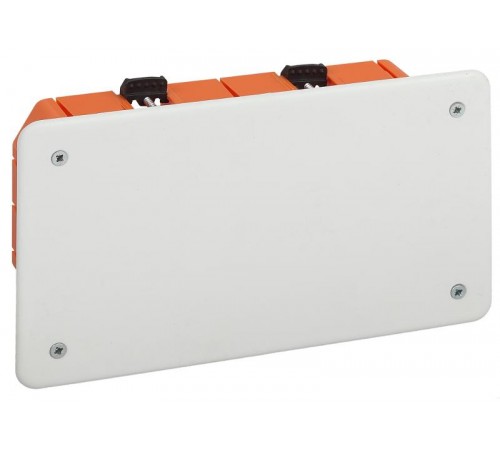 Коробка распределительная  KRP 172х96х45мм для полых стен саморез. пласт. лапки, крышка  IP20 (70/630)  Б0047263  ЭРА