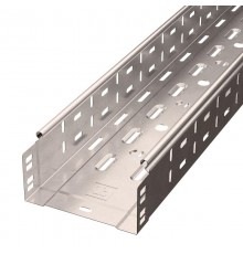 Лоток перфорированный Стандарт INOX (AISI 409) 150х80х3000 (0,7 мм) (6 м/уп)  PR16.2415  Промрукав