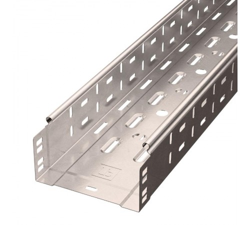 Лоток перфорированный Стандарт INOX (AISI 409) 150х80х3000 (0,7 мм) (6 м/уп)  PR16.2415  Промрукав