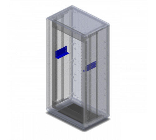 Уголки для поддержки оборудования 19" для шкафов Conchiglia, 2 шт  095770806  DKC