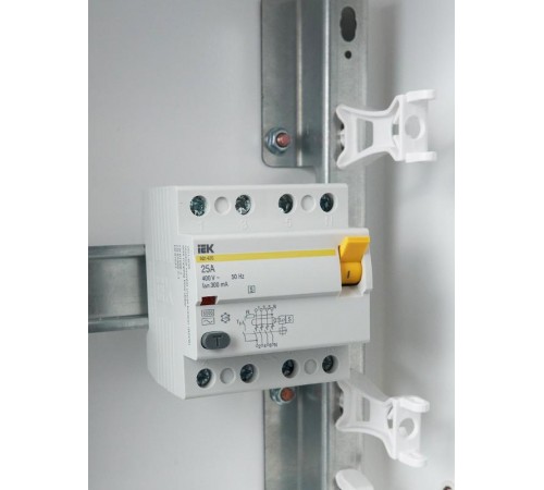 Выключатель дифференциальный (УЗО) ВД1-63S 4п 25А 300мА тип AC  MDV12-4-025-300  IEK