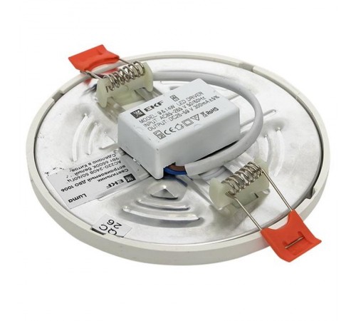 Светильник светодиодный встраиваемый ДВО 1006 9Вт 6500K IP20 Basic  DLL-1006-9-6500  EKF