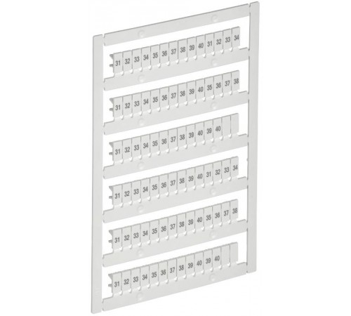 ARMAFIX Маркер для CTS/CP 2,5мм2 с символами "31-40"   AF-CT10D-M-D25-04  IEK (ИЭК)