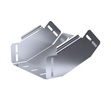 Угол вертикальный внутренний 45 градусов Стандарт INOX (AISI 316) 200х80  PR16.3291  Промрукав