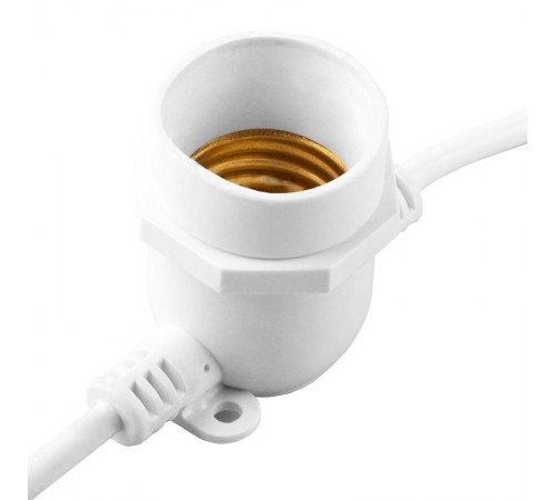 Гирлянда "Белт-лайт",  CL50-8  10 E27, шаг 50cm белый, 8м (3м сетевой шнур) IP65  29884  FERON