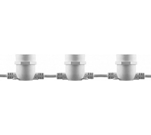 Гирлянда "Белт-лайт",  CL50-8  10 E27, шаг 50cm белый, 8м (3м сетевой шнур) IP65  29884  FERON