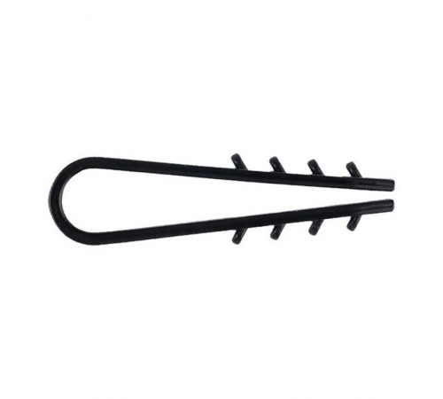 Дюбель-хомут для круглого кабеля  (5-10мм) черный (50шт.) EKF PROxima  plc-ncs50-5x10b  EKF