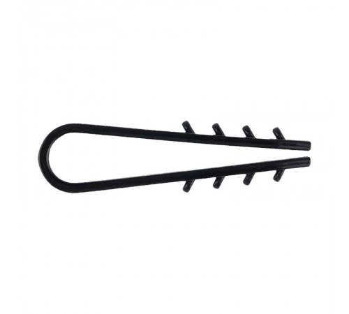 Дюбель-хомут для круглого кабеля  (5-10мм) черный (50шт.) EKF PROxima  plc-ncs50-5x10b  EKF