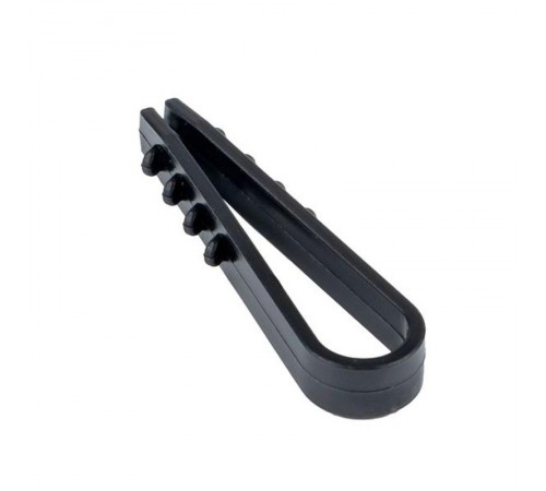 Дюбель-хомут для круглого кабеля  (5-10мм) черный (50шт.) EKF PROxima  plc-ncs50-5x10b  EKF