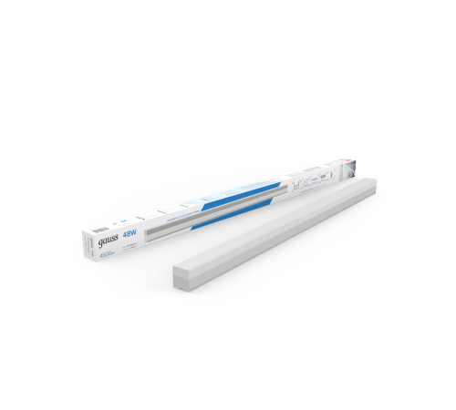 Светильник светодиодный матовый  IP40 1180*70*55мм 48W 4600Лм 6500K Shop Lighting белый 1/12  883525348  Gauss