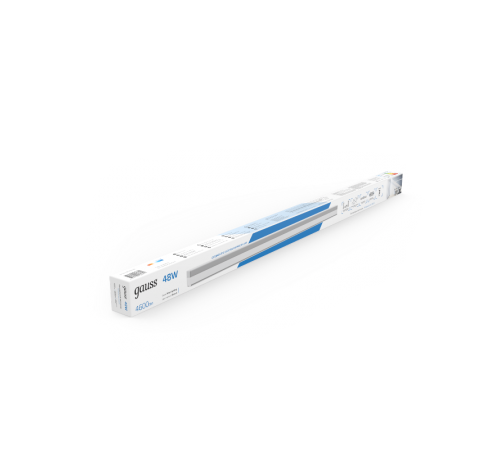 Светильник светодиодный матовый  IP40 1180*70*55мм 48W 4600Лм 6500K Shop Lighting белый 1/12  883525348  Gauss