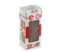 Саморезы универсальные 70х4,0 мм (150 шт) желтые - коробка с окном ( 0,525 кг)  102249  Tech-KREP