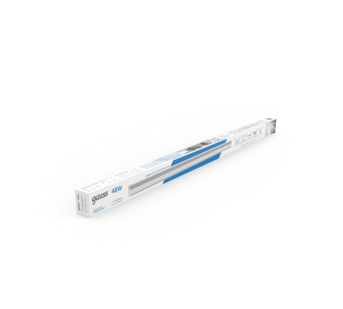 Светильник светодиодный матовый  IP40 1180*70*55мм 48W 4600Лм 6500K Shop Lighting белый 1/12  883525348  Gauss