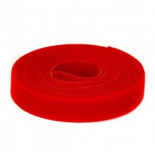 Лента-липучка в рулоне 16мм.x 5м.-КРАСНЫЙ  285X16RD  DKC