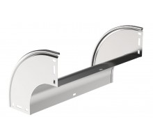 ESCA Поворот плавн. 90град тип В20 80х500мм  CPV41-0-90-080-500  IEK