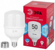 Лампа светодиодная  RED LINE LED POWER T100-50W-4000-E27/E40 R 50Вт колокол нейтральный белый свет   Б0063830  ЭРА