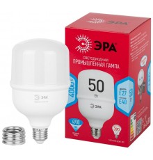 Лампа светодиодная  RED LINE LED POWER T100-50W-4000-E27/E40 R 50Вт колокол нейтральный белый свет   Б0063830  ЭРА