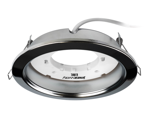 Светильник точечный встраиваемый под лампу ДВО PGX70 15254.6 40Вт GX70 IP20 хром глянцевый  1027641  Jazzway