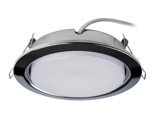 Светильник точечный встраиваемый под лампу ДВО PGX70 15254.6 40Вт GX70 IP20 хром глянцевый  1027641  Jazzway