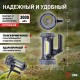 Фонарь прожекторный  PA-703 10W SMD+ боковой COB, литиевый акк 3000мАч/ 3,7V, IP65, microUSB, к  Б0041472  ЭРА