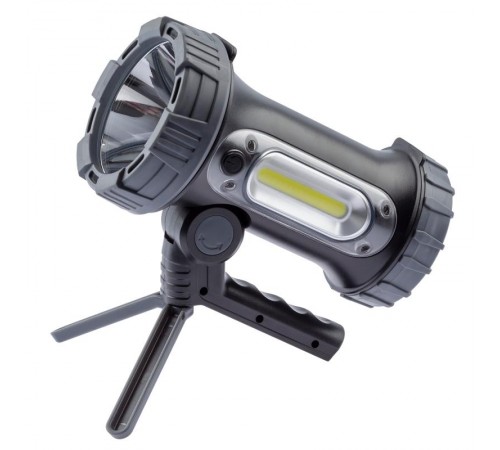 Фонарь прожекторный  PA-703 10W SMD+ боковой COB, литиевый акк 3000мАч/ 3,7V, IP65, microUSB, к  Б0041472  ЭРА