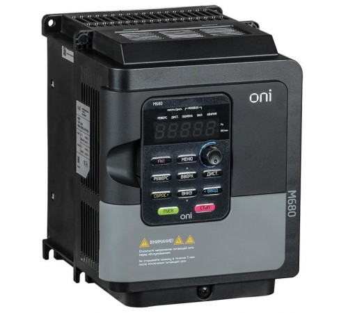 Преобразователь частоты M680 380В, 3Ф 2,2 - 3,7 kW 5,5-6,9А серии ONI  M680-33E022-037TIP20  ONI