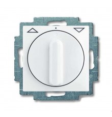 ABB Basic 55 Альп. белый Выключатель жалюзийный поворотный с фиксацией  1101-0-0920   2CKA001101A0920  ABB