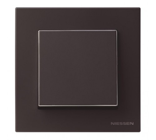 Клавиша для 1-клавишных выключателей/переключателей/кнопок, серия SKY, цвет чёрный бархат2CLA850100A1501 ABB