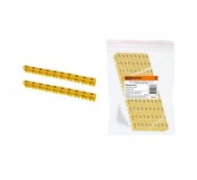 Маркер наборный - символ "B" желтый 1,5 мм2 (150 шт.)   SQ0534-0014  TDM