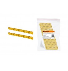 Маркер наборный - символ "B" желтый 1,5 мм2 (150 шт.)   SQ0534-0014  TDM