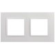 Рамка для розеток и выключателей Elegance 14-5012-01 Classic, на 2 поста, белый  Б0060576  ЭРА