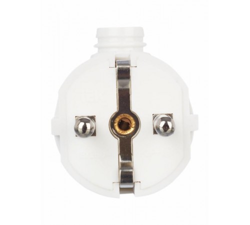 Вилка разборная угловая с з/к 16А белая ВПу11-01-Ст  EVP11-16-01-K01  IEK