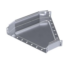 Угол горизонтальный 45 градусов Стандарт INOX (AISI 316) 400х80  PR16.3447  Промрукав