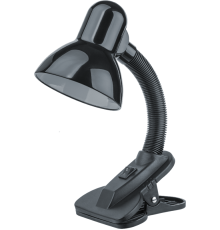 Светильник настольный светодиодный NDF-C011-60W-BL-E27 прищепка, черный  61640  Navigator