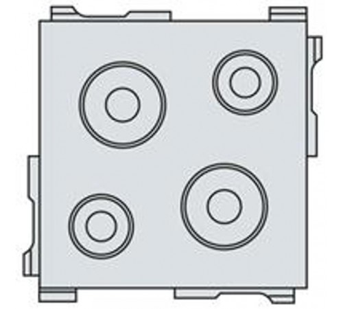 Сальник 68х68;D=2(8-17)+2(5-10),(10шт)  EV0119  ABB