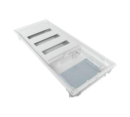 Встраиваемый комбинир. щит "Nova" (3 DIN + 1 МП) 5 габарит 36 мод. с металлической перфорированной дверью IP41  nv-cb-pmd-3+1  EKF