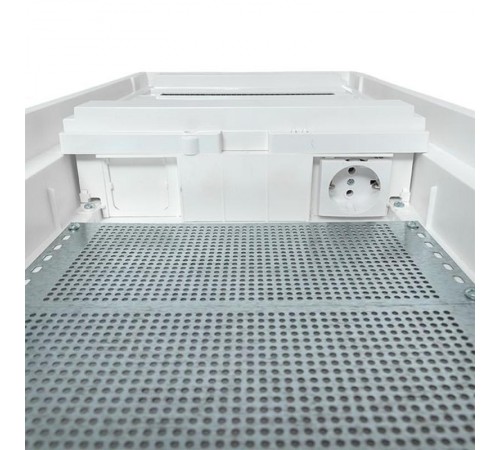 Встраиваемый комбинир. щит "Nova" (3 DIN + 1 МП) 5 габарит 36 мод. с металлической перфорированной дверью IP41  nv-cb-pmd-3+1  EKF