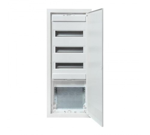 Встраиваемый комбинир. щит "Nova" (3 DIN + 1 МП) 5 габарит 36 мод. с металлической перфорированной дверью IP41  nv-cb-pmd-3+1  EKF