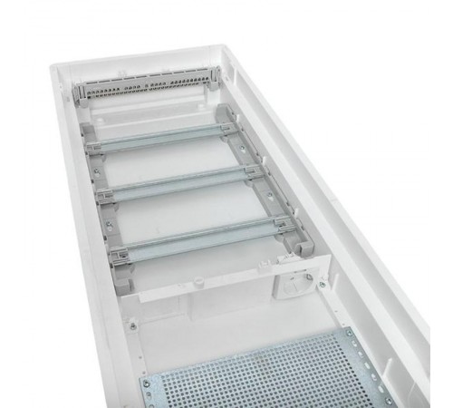 Встраиваемый комбинир. щит "Nova" (3 DIN + 1 МП) 5 габарит 36 мод. с металлической перфорированной дверью IP41  nv-cb-pmd-3+1  EKF