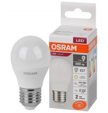 Лампа светодиодная LED Value CL- P 7W/830 230V E27 10X1  4058075579804  OSRAM