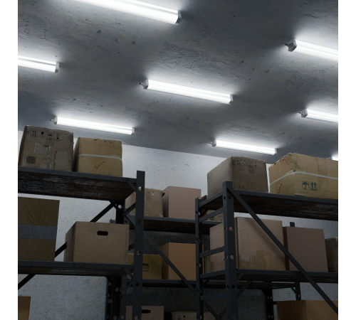 Светильник LED  IP65 605*60*56мм 18Вт 1800lm 6500К UNIVERSAL матовый с БАП 90 мин 1/20  843424318A  Gauss