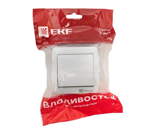 Владивосток Выключатель кнопочный 10А IP54 сер. EKF PROxima  EQR16-026-30-54  EKF