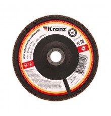 Круг лепестковый торцевой, P60, 180х22,2мм  KR-90-0022  Kranz