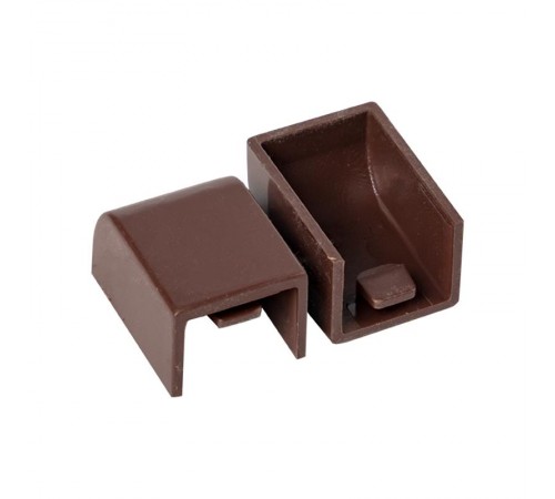 Заглушка (16х16) (4 шт) Plast EKF PROxima  под темное дерево    ecd-16-16x4   EKF 