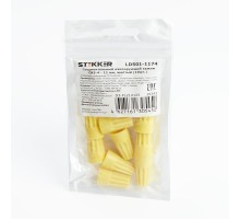 Соединительный изолирующий зажим СИЗ-4 - 11 мм, желтый (DIY упаковка 10 шт)  39343  STEKKER