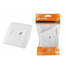 Розетка компьютерная RJ45  белая "Онега"   SQ1805-0022  TDM