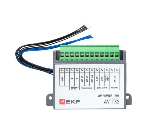 Коммуникационный блок ModBus RTU для ETU x.2 AV POWER-1/2/4 AVERES  mccb-124-modbus-av  EKF