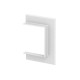 Настенная стыковая рамка кабельного канала Rapid 80 90x110 мм (ABS-пластик,белый) (G-KWAO90110RW)  6274910  OBO Bettermann