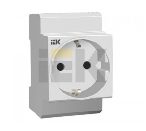 Розетка РАр10-3-ОПс заземлением на DIN-рейку   MRD10-16  IEK