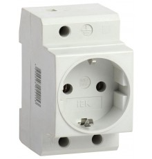 Розетка РАр10-3-ОПс заземлением на DIN-рейку   MRD10-16  IEK